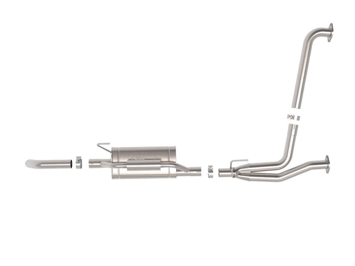 Rock Basher 2-1/2 Inch 409 Stainless Steel Cat-Back Hi-Tuck Exhaust System Nissan Frontier 22-26 V6-3.8L aFe Power aFe Power