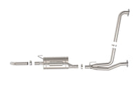 Rock Basher 2-1/2 Inch 409 Stainless Steel Cat-Back Hi-Tuck Exhaust System Nissan Frontier 22-26 V6-3.8L aFe Power aFe Power