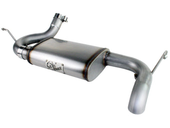 compare product Mach Force-Xp 2-1/2 Inch 409 Stainless Steel Axle-Back Hi-Tuck Exhaust System Jeep Wrangler (JK) 07-18 V6-3.6L/3.8L aFe Power