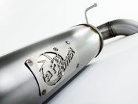 Mach Force-Xp 2-1/2 Inch 409 Stainless Steel Axle-Back Hi-Tuck Exhaust System Jeep Wrangler (JK) 07-18 V6-3.6L/3.8L aFe Power aFe Power