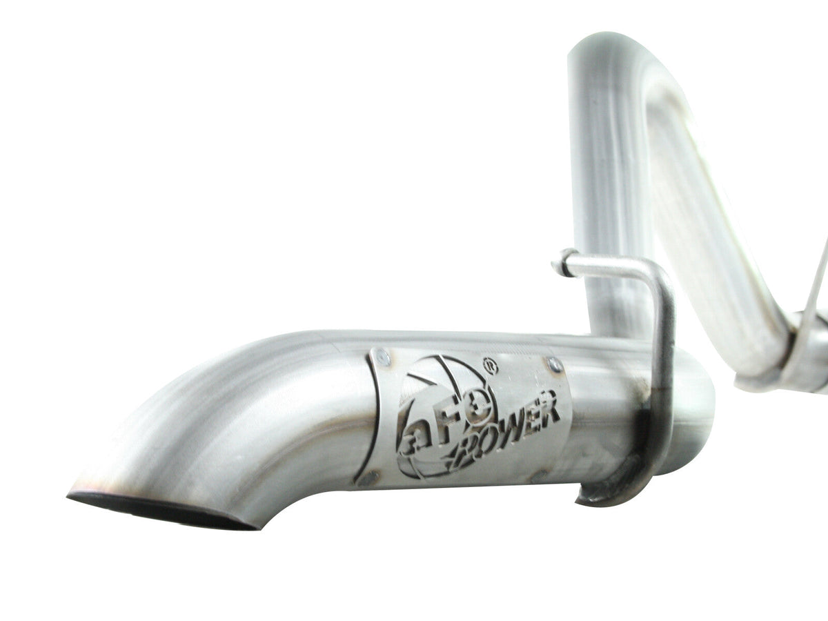 Mach Force-Xp 2-1/2 Inch 409 Stainless Steel Cat-Back Hi-Tuck Exhaust System Jeep Wrangler (TJ) 97-06 L6-4.0L aFe Power aFe Power