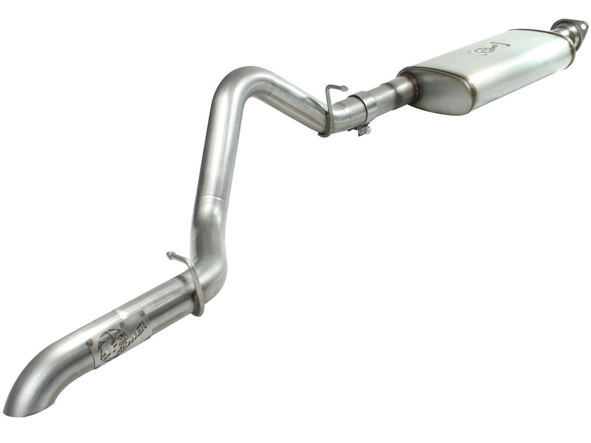 Mach Force-Xp 2-1/2 Inch 409 Stainless Steel Cat-Back Hi-Tuck Exhaust System Jeep Wrangler (TJ) 04-06 L6-4.0L aFe Power aFe Power