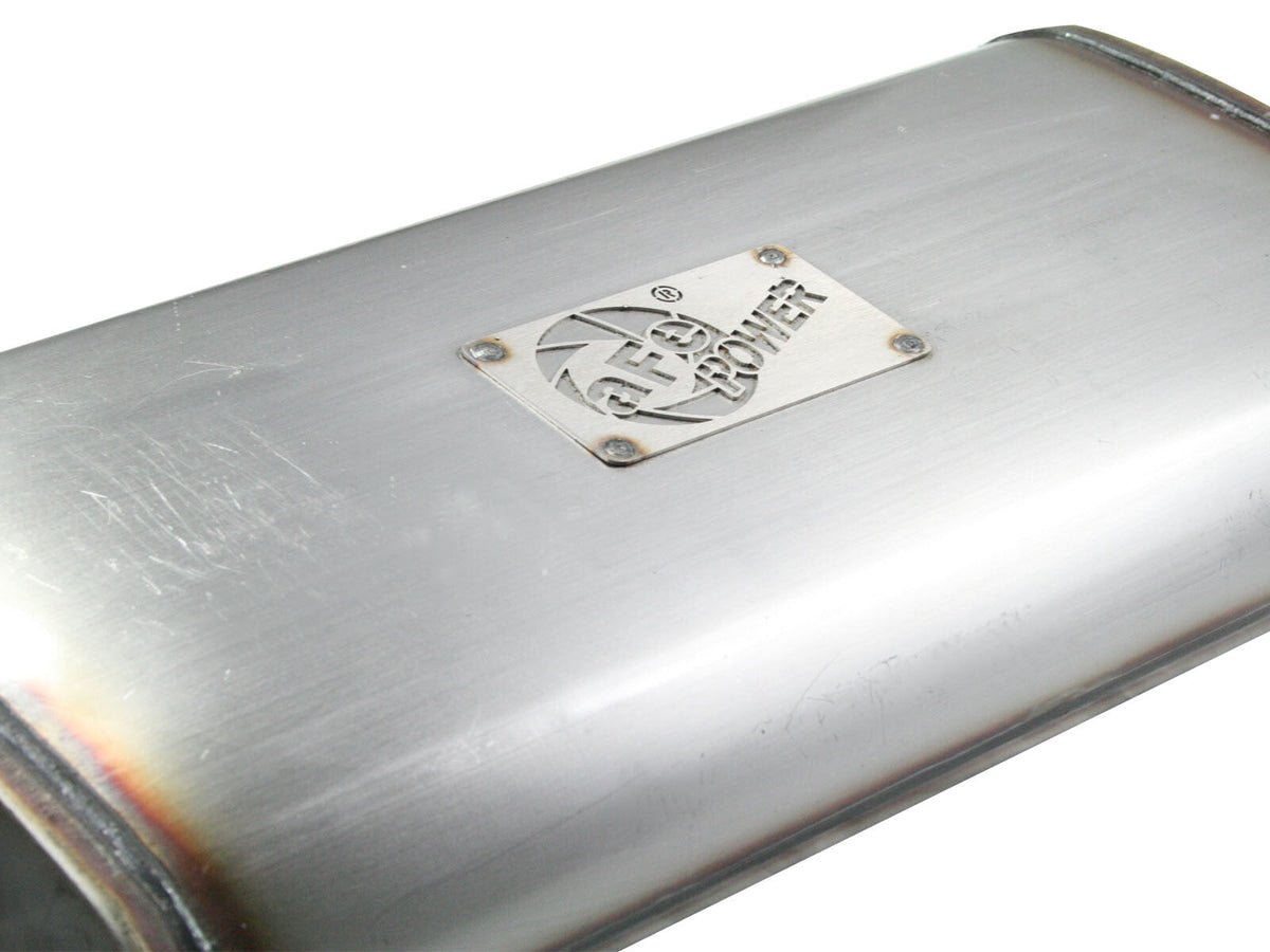 Mach Force-Xp 2-1/2 Inch 409 Stainless Steel Cat-Back Hi-Tuck Exhaust System Jeep Wrangler (TJ) 04-06 L6-4.0L aFe Power aFe Power