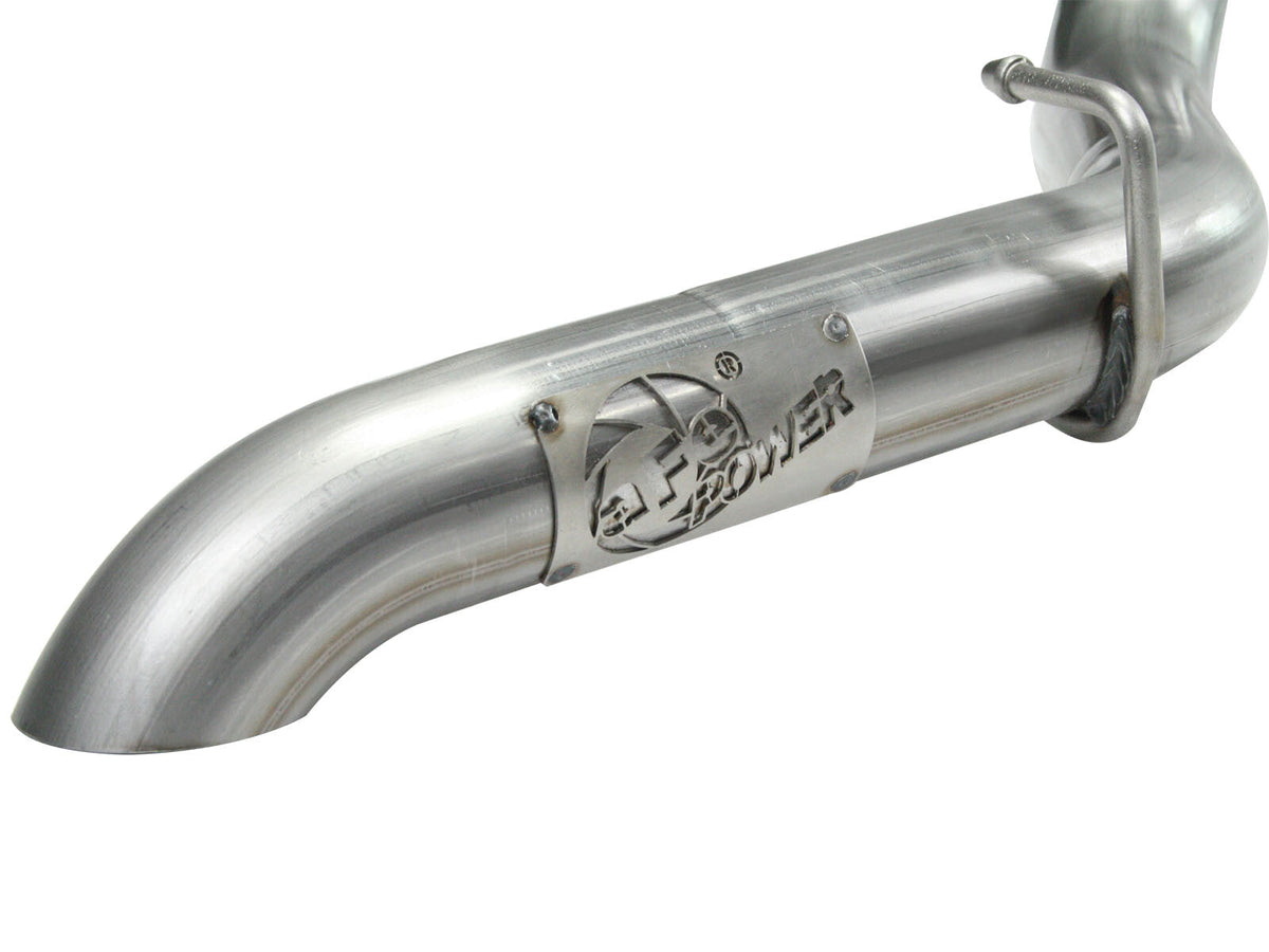 Mach Force-Xp 2-1/2 Inch 409 Stainless Steel Cat-Back Hi-Tuck Exhaust System Jeep Wrangler (TJ) 04-06 L6-4.0L aFe Power aFe Power