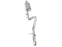 Mach Force-Xp 2-1/2 Inch 409 Stainless Steel Cat-Back Hi-Tuck Exhaust System Jeep Wrangler (JK) 12-18 V6-3.6L aFe Power