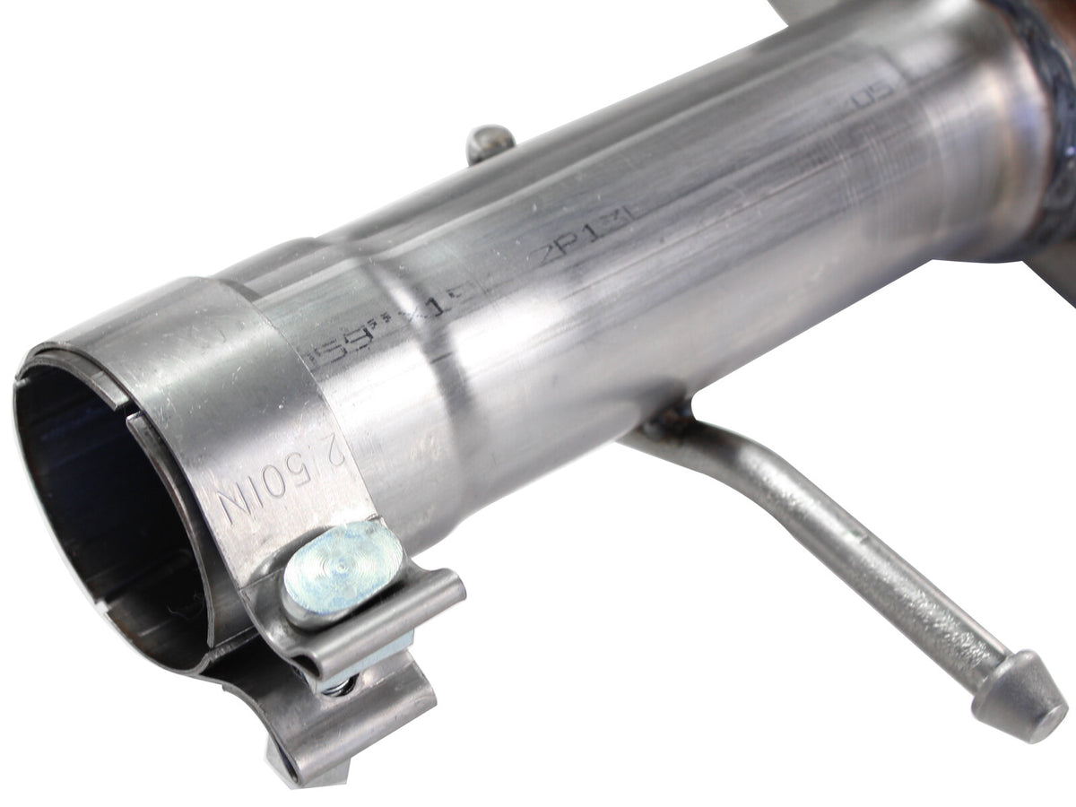 Mach Force-Xp 2-1/2 Inch 409 Stainless Steel Cat-Back Hi-Tuck Exhaust System Jeep Wrangler (JK) 12-18 V6-3.6L aFe Power