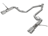 Large Bore-HD 2-1/2 Inch 409 Stainless Steel Dpf-Back Exhaust System W/Resonators Jeep Grand Cherokee (WK2) 14-19 V6-3.0L (td) EcoDiesel aFe Power aFe Power