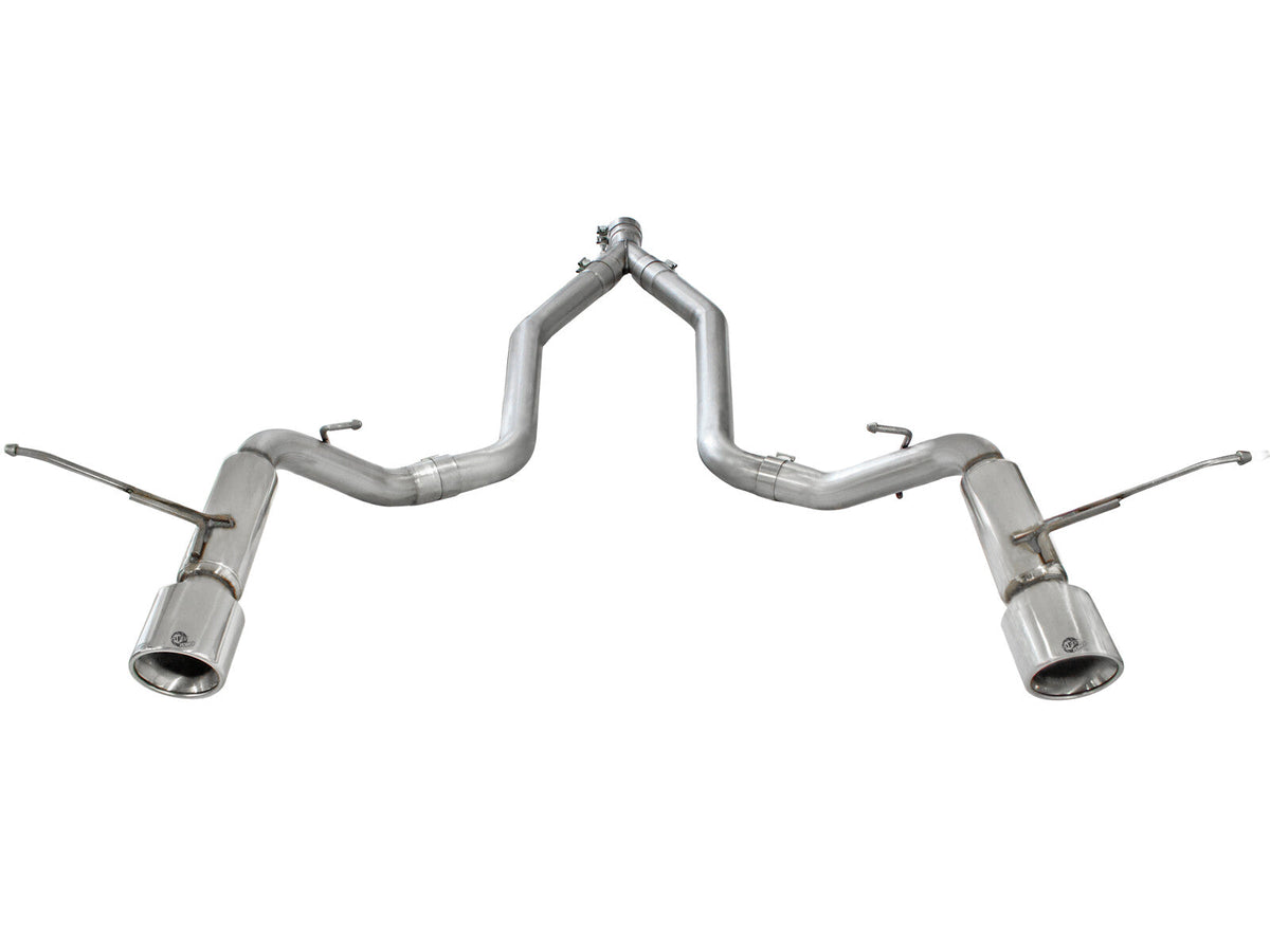 Large Bore-HD 2-1/2 Inch 409 Stainless Steel Dpf-Back Exhaust System W/Resonators Jeep Grand Cherokee (WK2) 14-19 V6-3.0L (td) EcoDiesel aFe Power aFe Power