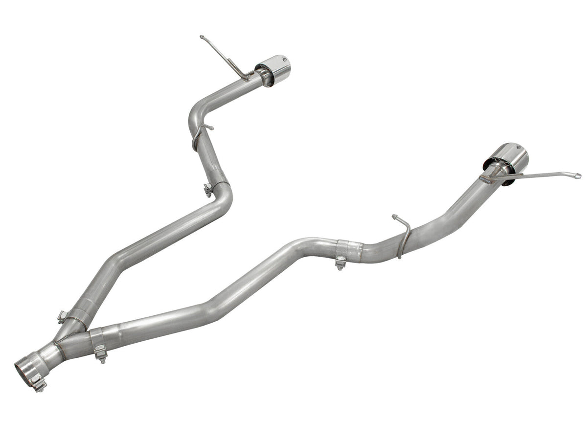 Large Bore-HD 2-1/2 Inch 409 Stainless Steel Dpf-Back Exhaust System W/O Resonators Jeep Grand Cherokee (WK2) 14-19 V6-3.0L (td) EcoDiesel aFe Power aFe Power