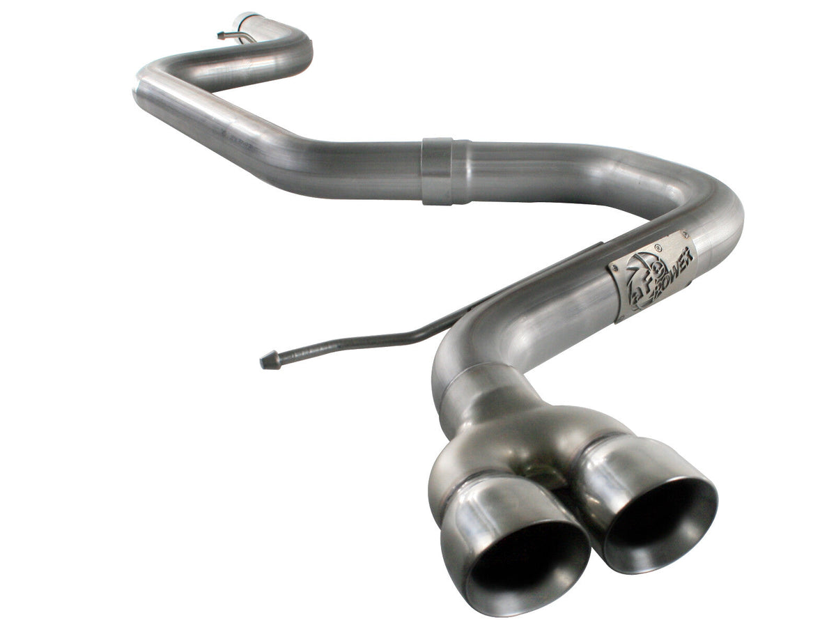 Large Bore-HD 2-1/2 Inch 409 Stainless Steel Cat-Back Exhaust System Volkswagen Golf Tdi 11-14 L4-2.0L aFe Power aFe Power