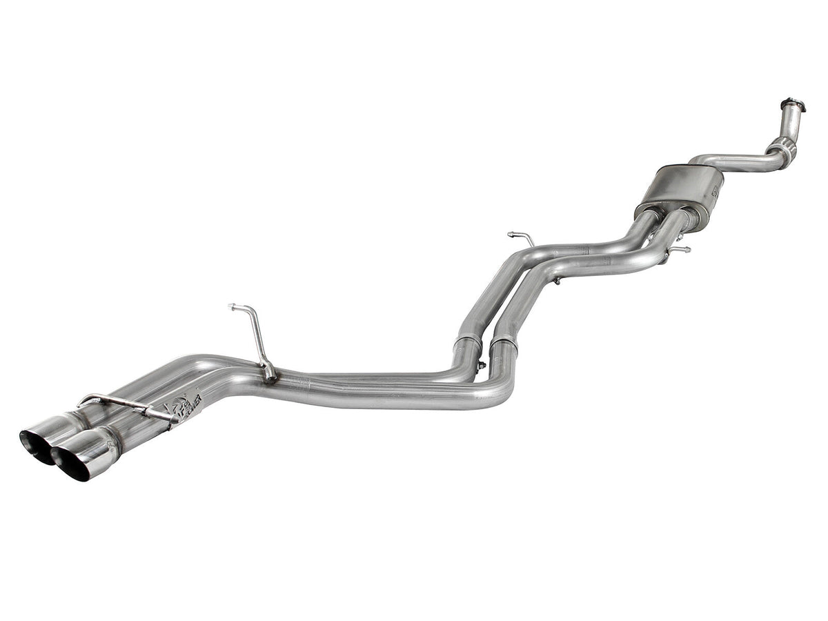 Mach Force-Xp 2-3/4 Inch to 2-1/4 Inch Stainless Steel Cat-Back Exhaust System Audi A4 (B8) 09-16 L4-2.0L (t) aFe Power aFe Power