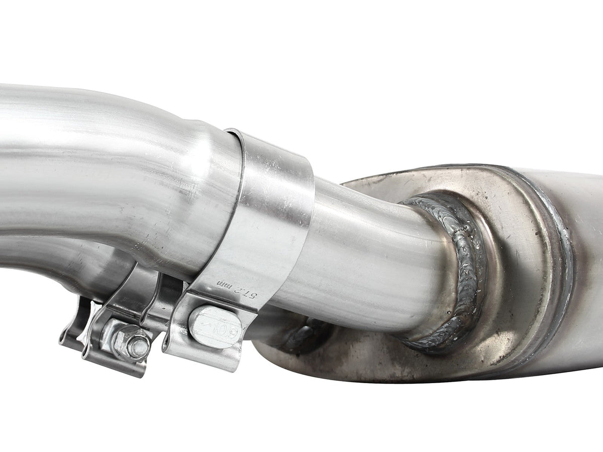 Mach Force-Xp 2-3/4 Inch to 2-1/4 Inch Stainless Steel Cat-Back Exhaust System Audi A4 (B8) 09-16 L4-2.0L (t) aFe Power aFe Power