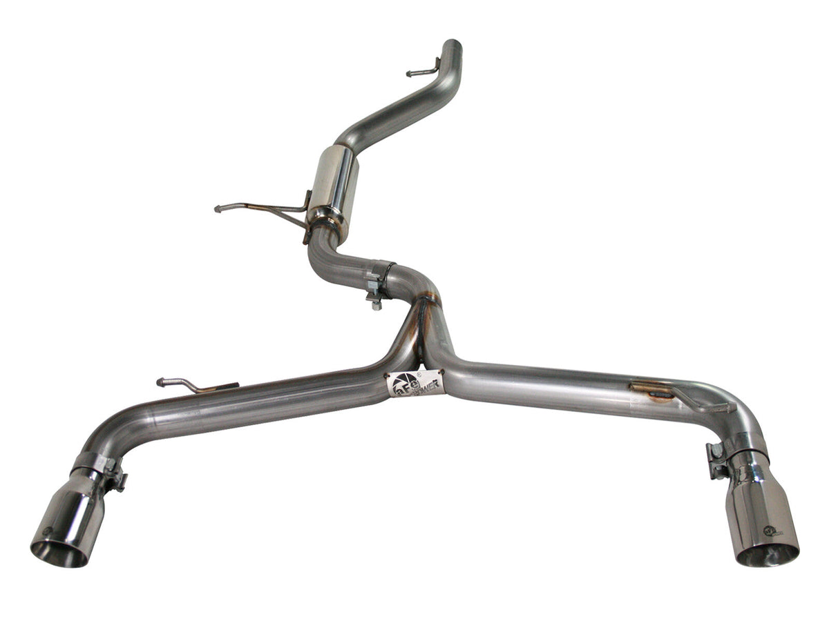 Mach Force-Xp 2-1/2 Inch 409 Stainless Steel Cat-Back Exhaust System Volkswagen Gti (Mkvi) 10-14 L4-2.0L (t) aFe Power aFe Power