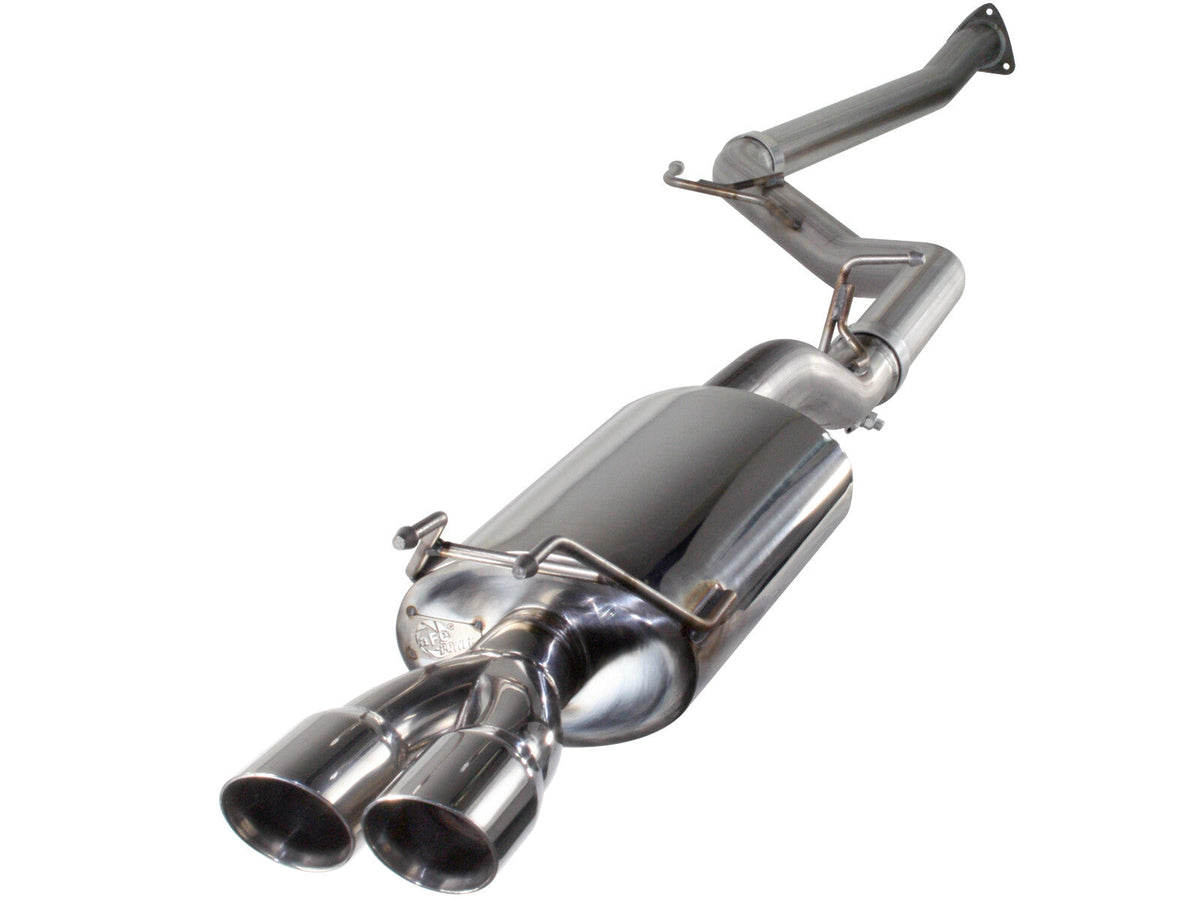 Takeda 2-1/2 Inch 409 Stainless Steel Cat-Back Exhaust System Honda Civic Si Coupe 12-15 L4-2.4L aFe Power aFe Power
