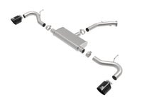 Takeda 2-1/2 Inch 409 Stainless Steel Axle-Back Exhaust w/ Black Tips Hyundai Elantra GT 18-20 L4-1.6L (t) aFe Power aFe Power