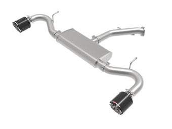 compare product Takeda 2-1/2 Inch 409 Stainless Steel Axle-Back Exhaust w/ Carbon Fiber Tips Hyundai Elantra GT 18-20 L4-1.6L (t) aFe Power