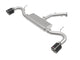 Takeda 2-1/2 Inch 409 Stainless Steel Axle-Back Exhaust w/ Carbon Fiber Tips Hyundai Elantra GT 18-20 L4-1.6L (t) aFe Power