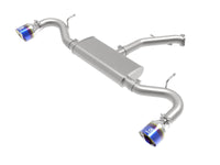 Takeda 2-1/2 Inch 409 Stainless Steel Axle-Back Exhaust w/ Blue Flame Tips Hyundai Elantra GT 18-20 L4-1.6L (t) aFe Power aFe Power
