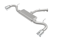 Takeda 2-1/2 Inch 409 Stainless Steel Axle-Back Exhaust w/ Polished Tips Hyundai Elantra GT 18-20 L4-1.6L (t) aFe Power aFe Power