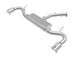 Takeda 2-1/2 Inch 409 Stainless Steel Axle-Back Exhaust w/ Polished Tips Hyundai Elantra GT 18-20 L4-1.6L (t) aFe Power aFe Power