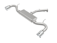 Takeda 2-1/2 Inch 409 Stainless Steel Axle-Back Exhaust w/ Polished Tips Hyundai Elantra GT 18-20 L4-1.6L (t) aFe Power