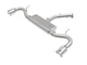 Takeda 2-1/2 Inch 409 Stainless Steel Axle-Back Exhaust w/ Polished Tips Hyundai Elantra GT 18-20 L4-1.6L (t) aFe Power