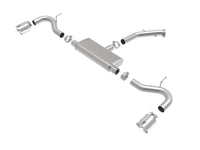 Takeda 2-1/2 Inch 409 Stainless Steel Axle-Back Exhaust w/ Polished Tips Hyundai Elantra GT 18-20 L4-1.6L (t) aFe Power