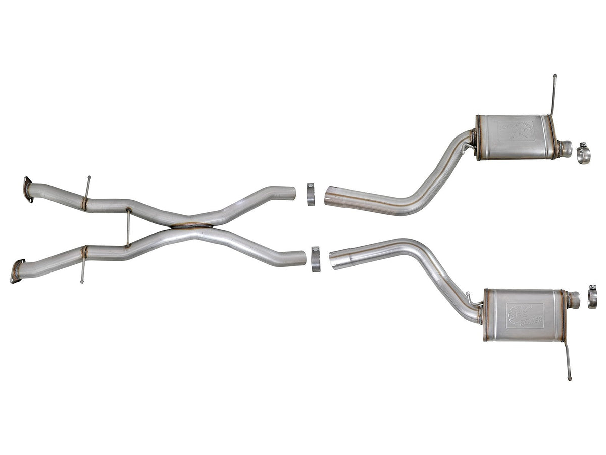 Mach Force-Xp 3 Inch 409 Stainless Steel Cat-Back Exhaust System Jeep Grand Cherokee (WK2) 12-21 V8-6.4L/V8-6.2L (sc) Hemi aFe Power aFe Power