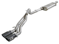 Rebel Series 2-1/2 Inch 409 Stainless Steel Cat-Back Exhaust System w/Black Tip Jeep Wrangler (JK) 07-18 V6-3.6L/3.8L 4 Door aFe Power aFe Power