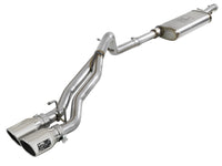 Rebel Series 2-1/2 Inch 409 Stainless Steel Cat-Back Exhaust System w/Polished Tip Jeep Wrangler (JK) 4 Door 07-18 V6-3.6L/3.8L aFe Power aFe Power