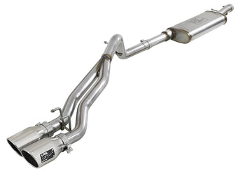 compare product Rebel Series 2-1/2 Inch 409 Stainless Steel Cat-Back Exhaust System w/Polished Tip Jeep Wrangler (JK) 4 Door 07-18 V6-3.6L/3.8L aFe Power