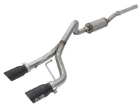 Rebel Series 2-1/2 Inch 409 Stainless Steel Cat-Back Exhaust System w/Black Tip Jeep Wrangler (JK) 07-18 V6-3.6L/3.8L 2/4 Door aFe Power aFe Power