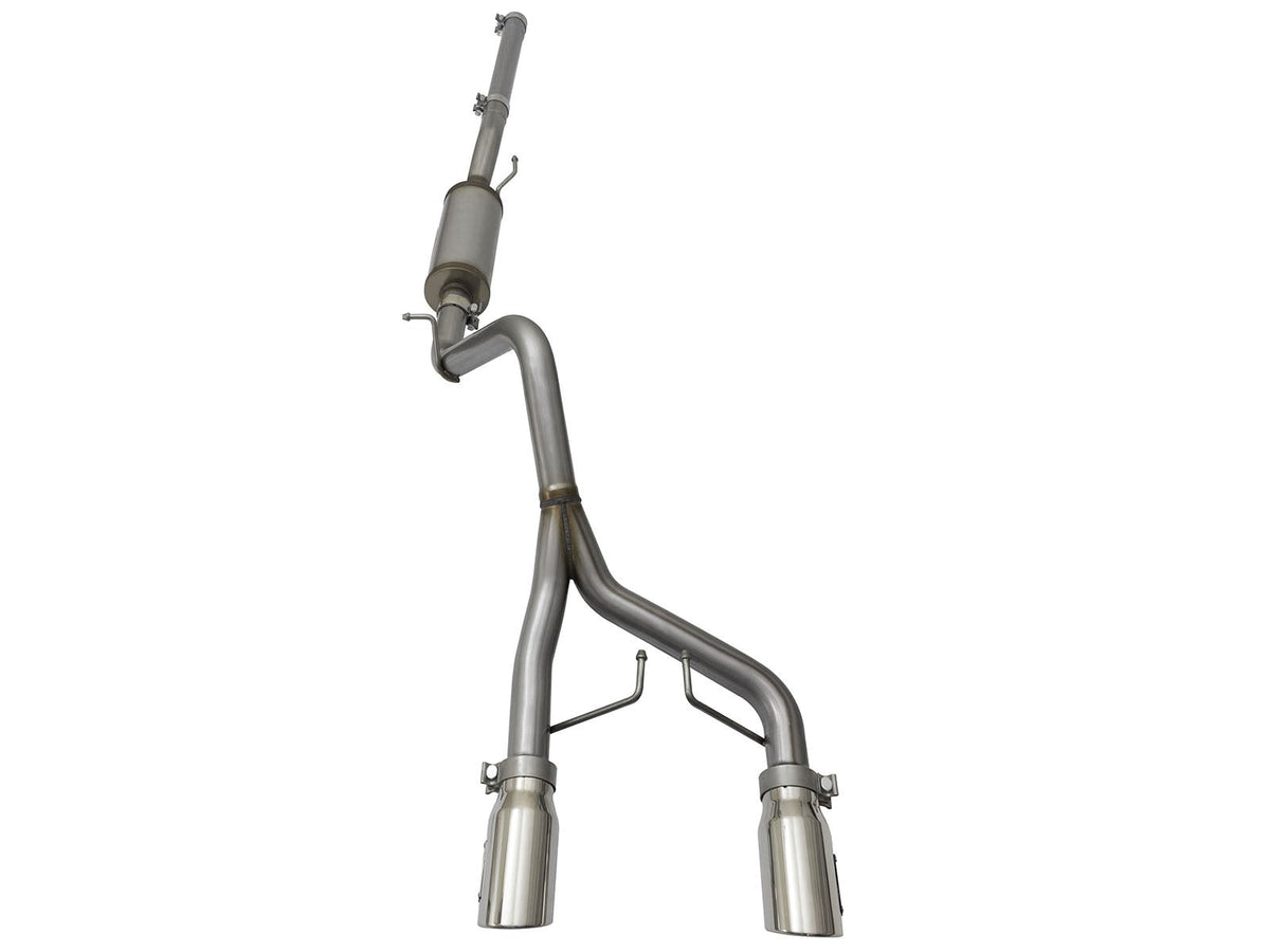 Rebel Series 2-1/2 Inch 409 Stainless Steel Cat-Back Exhaust System w/Polished Tip Jeep Wrangler (JK) 2/4 Door 07-18 V6-3.6L/3.8L aFe Power aFe Power
