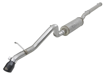 compare product Mach Force-Xp 2-1/2 Inch 409 Stainless Steel Cat-Back Hi-Tuck Exhaust w/ Black Tip Jeep Wrangler (JK) 07-18 V6-3.6L/3.8L aFe Power