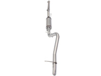 Mach Force-Xp 2-1/2 Inch 409 Stainless Steel Cat-Back Hi-Tuck Exhaust System Jeep Wrangler (JK) 07-18 V6-3.6L/3.8L aFe Power aFe Power