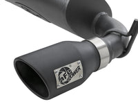 Rebel Series 2-1/2 Inch 409 Stainless Steel Axle-Back Exhaust System w/ Black Tips Jeep Wrangler (JK) 07-18 V6-3.6L/3.8L aFe Power