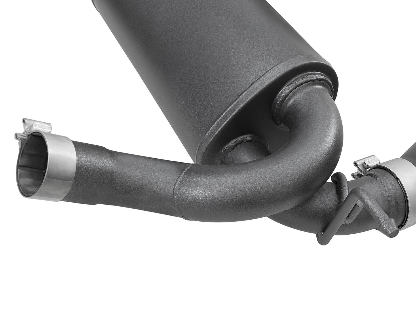 Rebel Series 2-1/2 Inch 409 Stainless Steel Axle-Back Exhaust System w/ Black Tips Jeep Wrangler (JK) 07-18 V6-3.6L/3.8L aFe Power