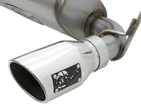 Rebel Series 2-1/2 Inch 409 Stainless Steel Axle-Back Exhaust w/ Polished Tips Jeep Wrangler (JK) 07-18 V6-3.6L/3.8L aFe Power aFe Power