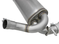 Rebel Series 2-1/2 Inch 409 Stainless Steel Axle-Back Exhaust w/ Polished Tips Jeep Wrangler (JK) 07-18 V6-3.6L/3.8L aFe Power aFe Power
