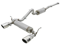 Rebel Series 2-1/2 Inch 409 Stainless Steel Cat-Back Exhaust w/ Polished Tips Jeep Wrangler (JK) 07-18 V6-3.6L/3.8L aFe Power aFe Power