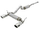 Rebel Series 2-1/2 Inch 409 Stainless Steel Cat-Back Exhaust w/ Polished Tips Jeep Wrangler (JK) 07-18 V6-3.6L/3.8L aFe Power aFe Power