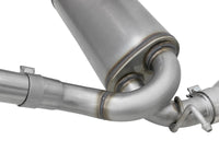 Rebel Series 2-1/2 Inch 409 Stainless Steel Cat-Back Exhaust w/ Polished Tips Jeep Wrangler (JK) 07-18 V6-3.6L/3.8L aFe Power aFe Power