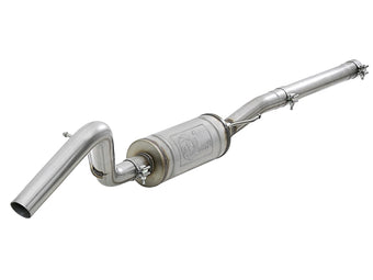 compare product Mach Force-Xp 2-1/2 Inch 409 Stainless Steel Cat-Back Mid-Pipe w/ Muffler Jeep Wrangler (JK) 07-18 V6-3.6L/3.8L aFe Power