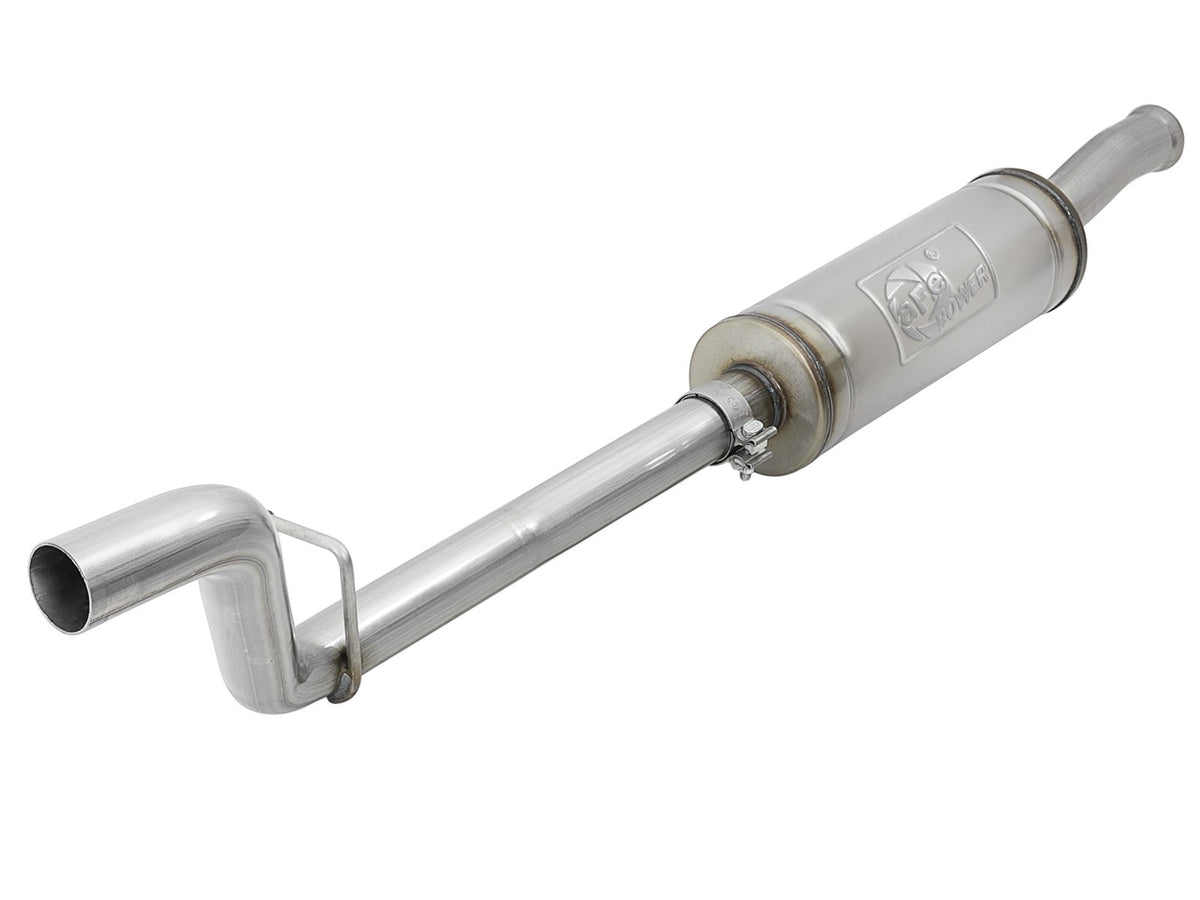Mach Force-Xp 2-1/2 Inch 409 Stainless Steel Cat-Back Mid-Pipe w/ Muffler Jeep Wrangler (Jl) 18-26 V6-3.6L aFe Power aFe Power