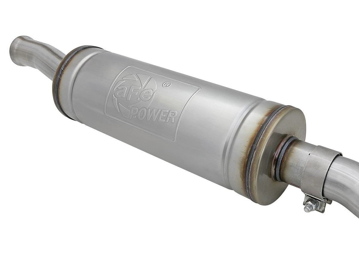 Mach Force-Xp 2-1/2 Inch 409 Stainless Steel Cat-Back Mid-Pipe w/ Muffler Jeep Wrangler (Jl) 18-26 V6-3.6L aFe Power aFe Power