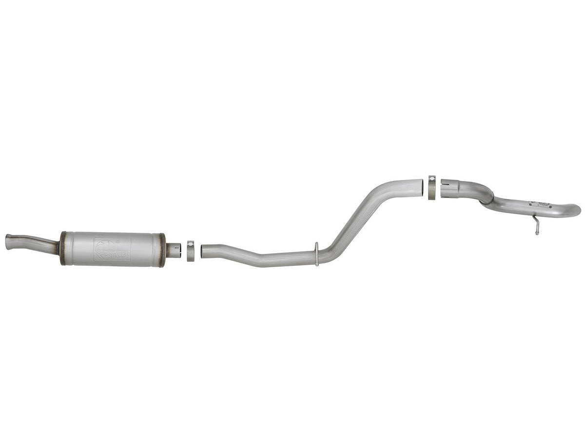Mach Force-Xp 2-1/2 Inch 409 Stainless Steel Cat-Back Hi-Tuck Exhaust System No Tip Jeep Wrangler (Jl) 18-26 V6-3.6L aFe Power aFe Power