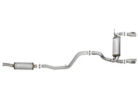 Rebel Series 2-1/2 Inch 409 Stainless Steel Cat-Back Exhaust w/ Polished Tips Jeep Wrangler (Jl) 18-26 V6-3.6L aFe Power aFe Power