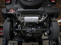 Rebel Series 2-1/2 Inch 409 Stainless Steel Cat-Back Exhaust w/ Polished Tips Jeep Wrangler (Jl) 18-26 V6-3.6L aFe Power aFe Power