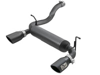 Rebel Series 2-1/2 Inch 409 Stainless Steel Axle-Back Exhaust System w/ Black Tips Jeep Wrangler (Jl) 18-26 L4-2.0L (t)/V6-3.6L aFe Power aFe Power