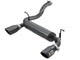 Rebel Series 2-1/2 Inch 409 Stainless Steel Axle-Back Exhaust System w/ Black Tips Jeep Wrangler (Jl) 18-26 L4-2.0L (t)/V6-3.6L aFe Power aFe Power
